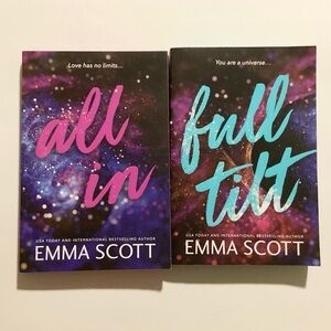 Full Tilt Duet by Emma Scott - Full Tilt & All In Paperback Books